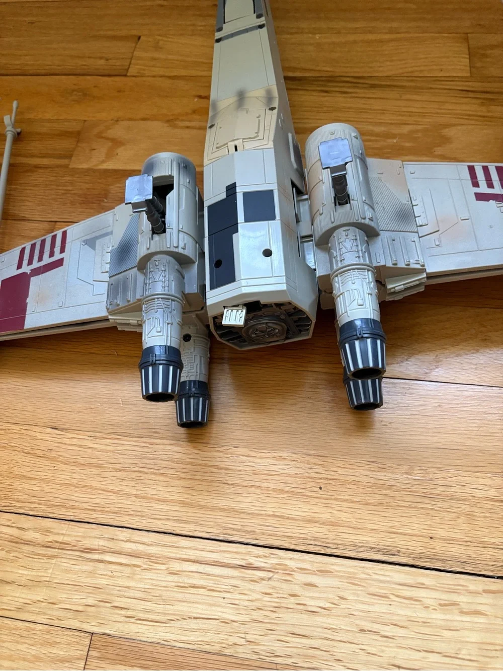 Star Wars X-Wing Starfighter Toy - Beige, Red and Silver